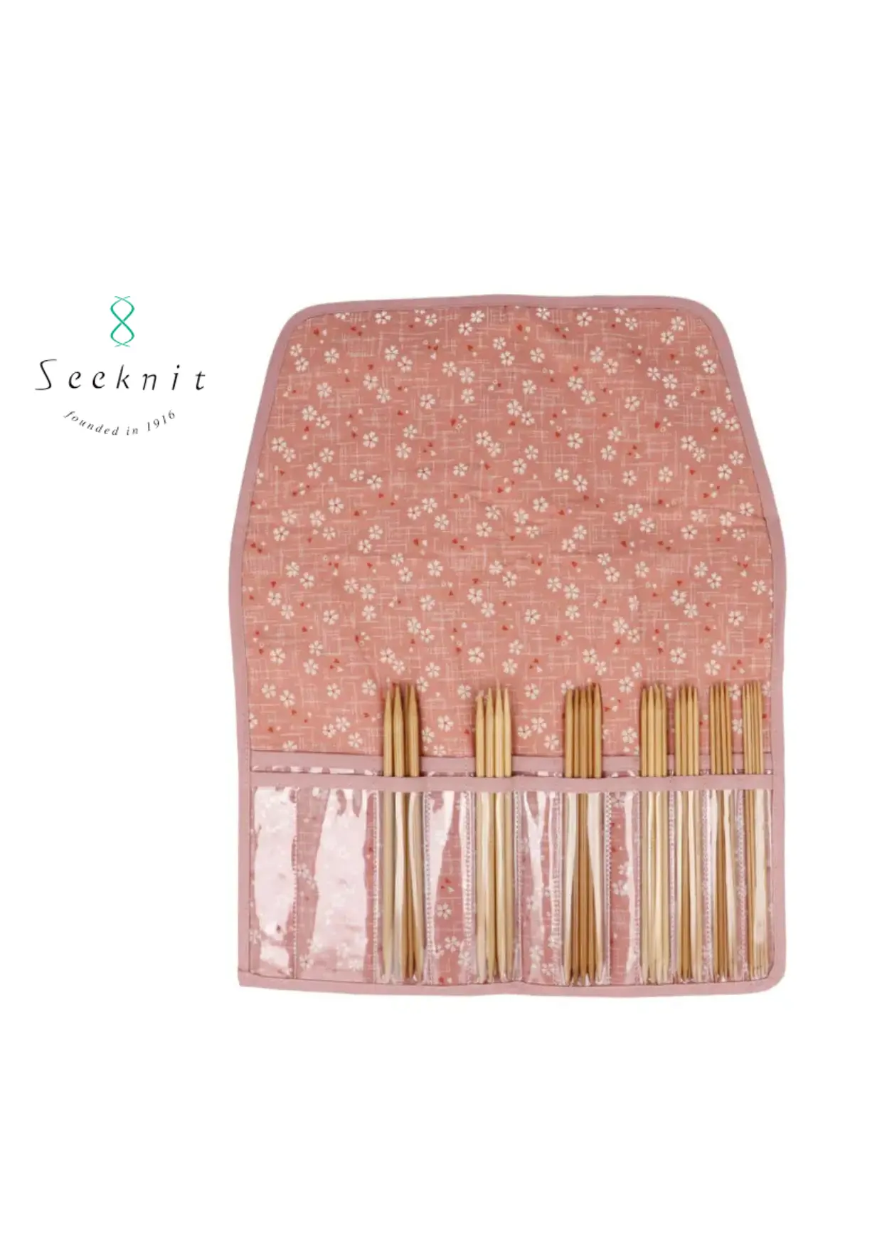 Estuche SEEKNIT agujas doble punta 15 cm