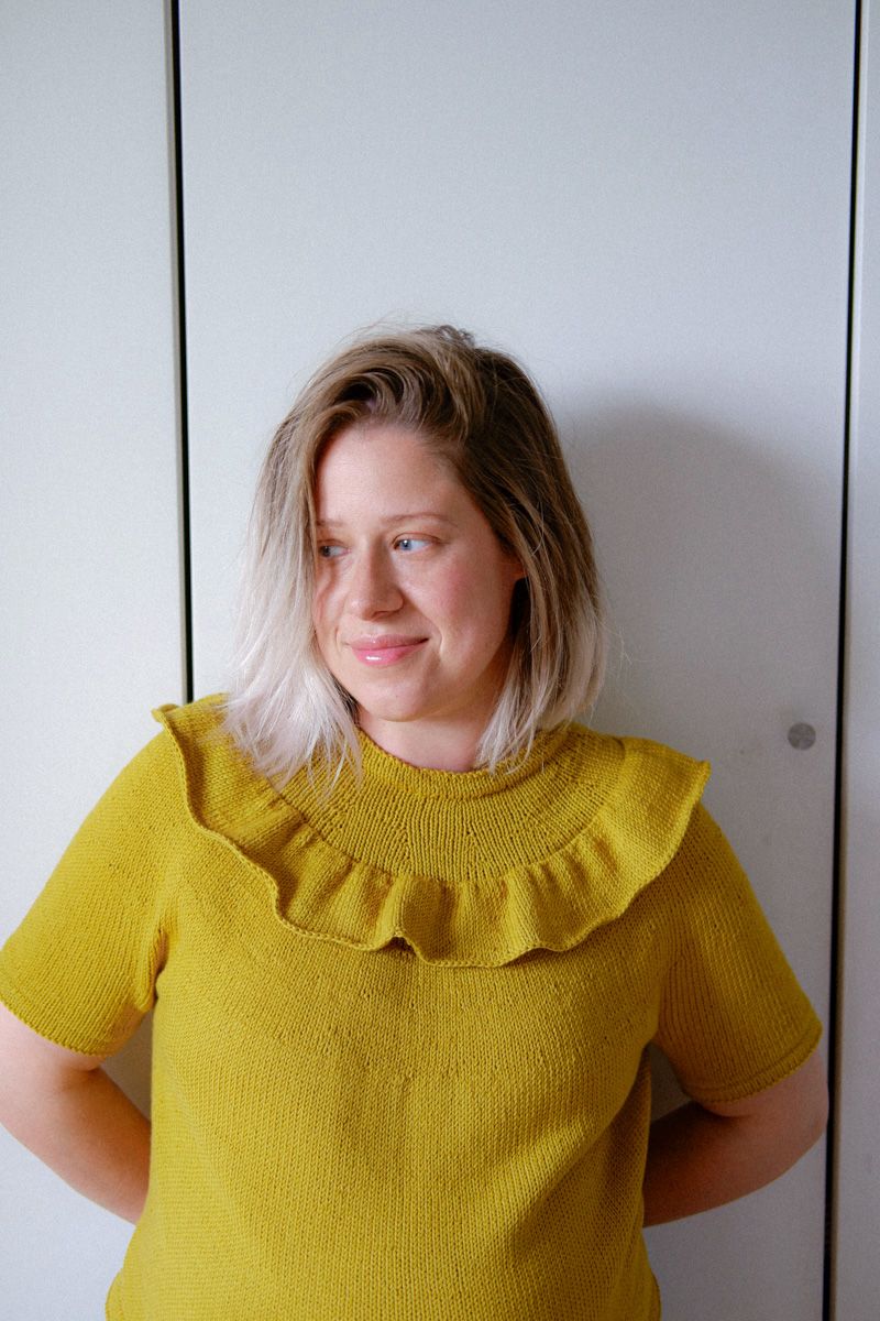 SUMMER SAILOR TOP - english pattern - Imagen 2