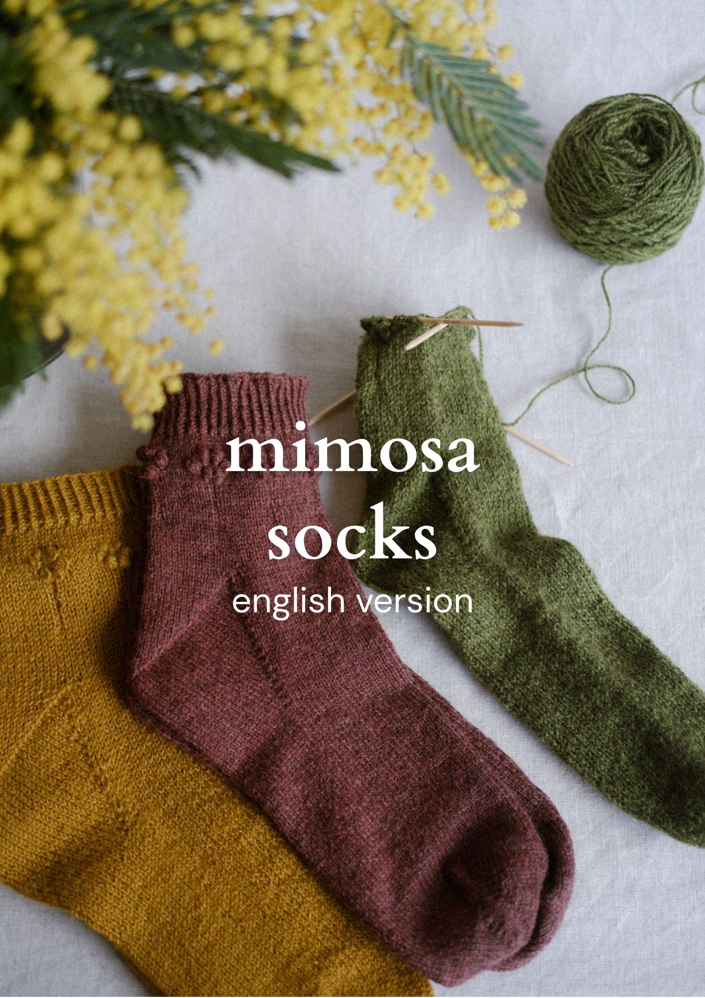 MIMOSA SOCKS - english pattern