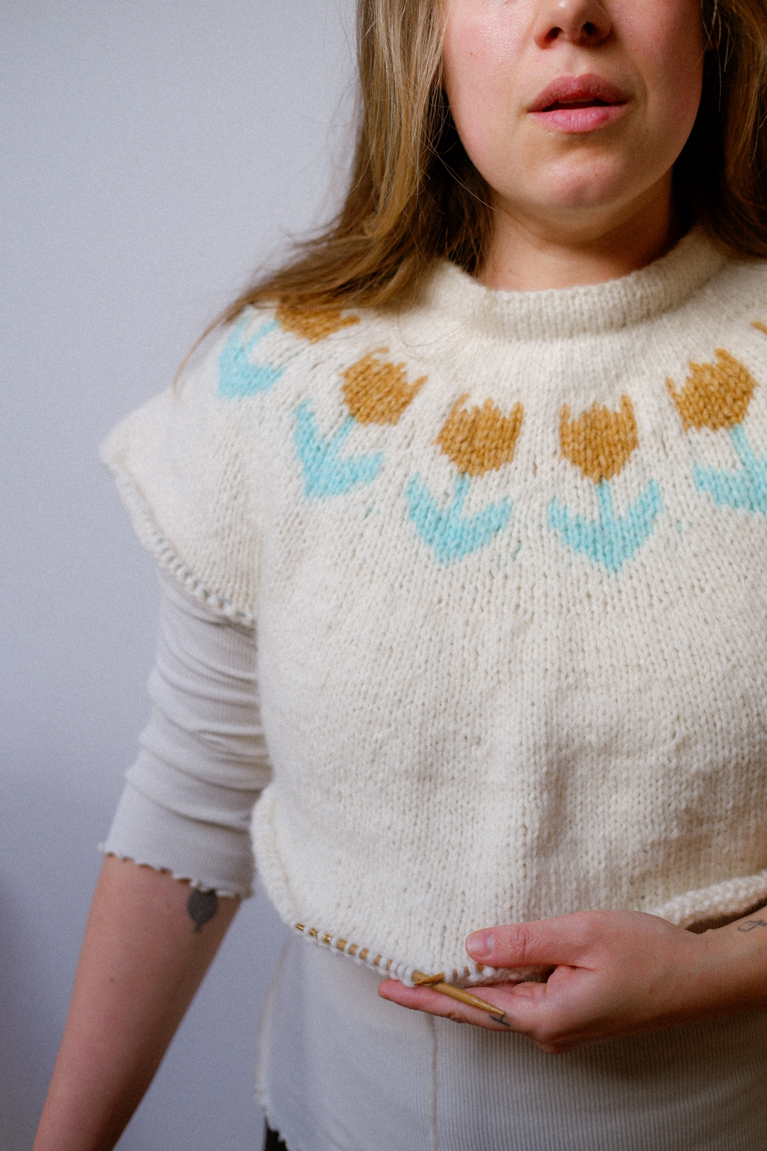 WINTER BULBS SWEATER - patron en español - Imagen 10