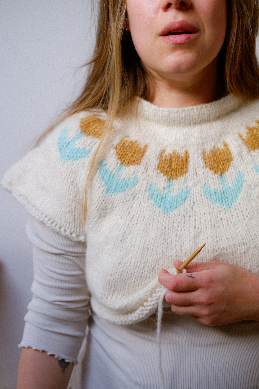 WINTER BULBS SWEATER - patron en español - Imagen 8
