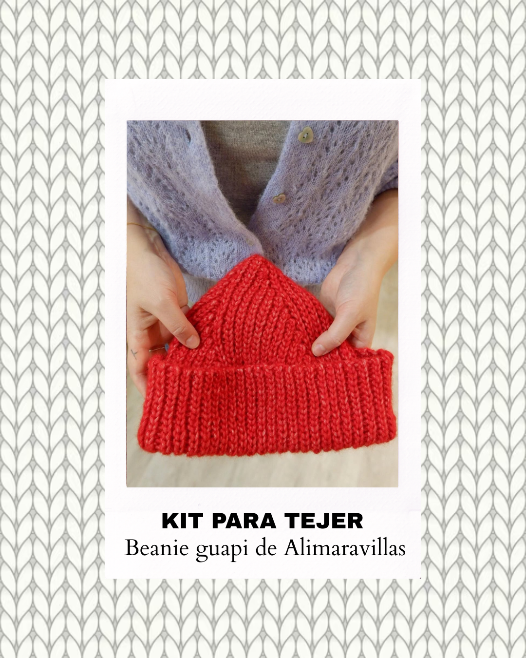 kit de la semana - BEANIE GUAPI de Alimaravillas - Imagen 2