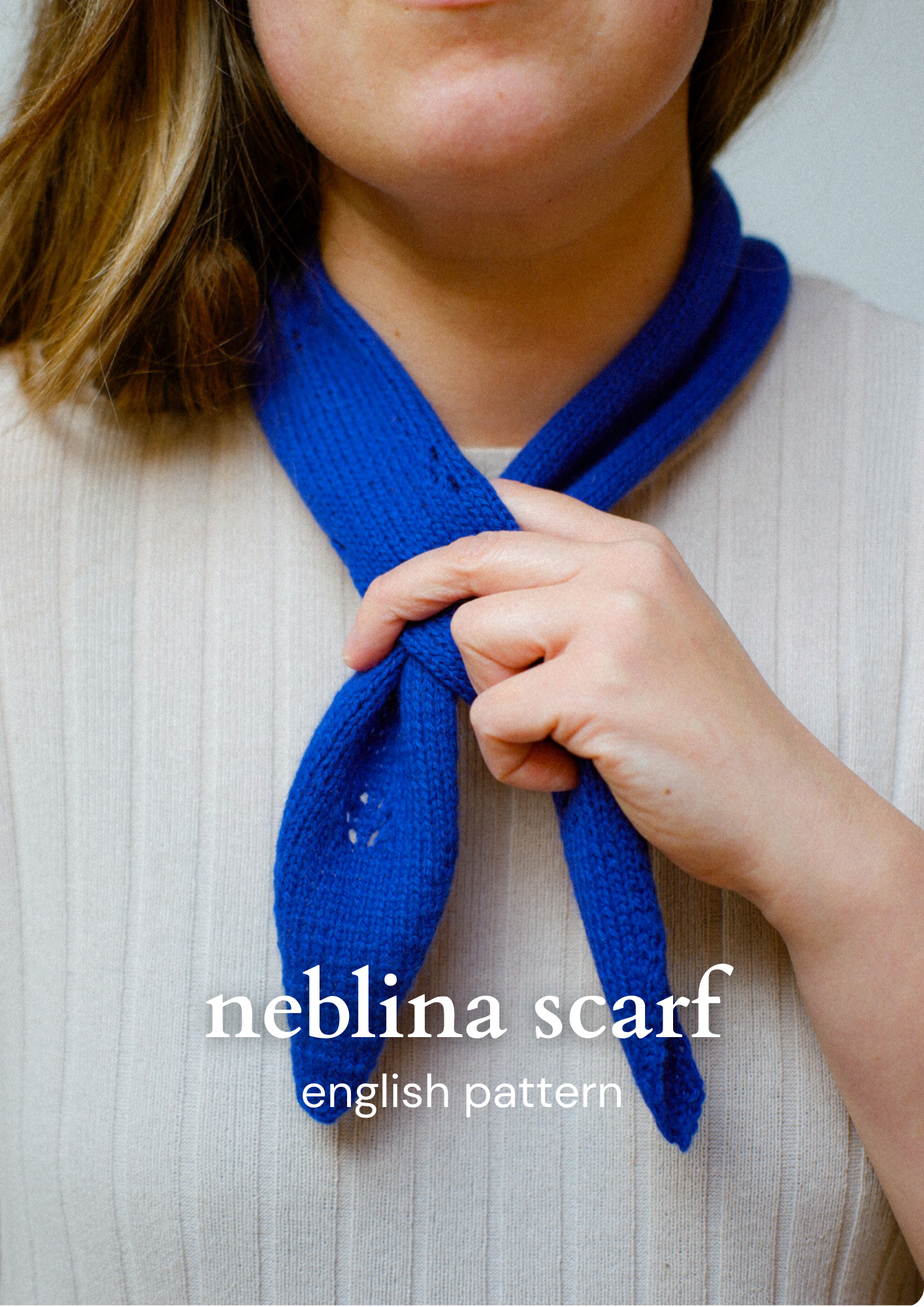 NEBLINA SCARF - english pattern