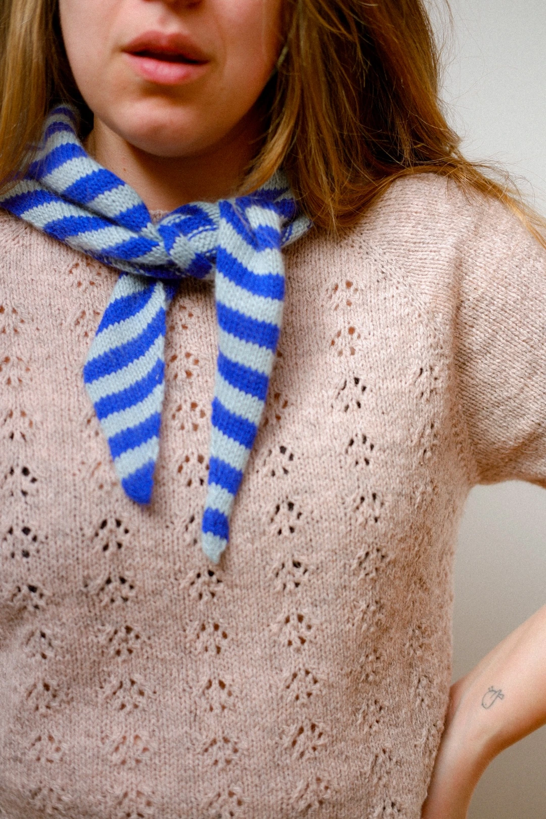 PASTORAL SCARF - patron en español - Imagen 6
