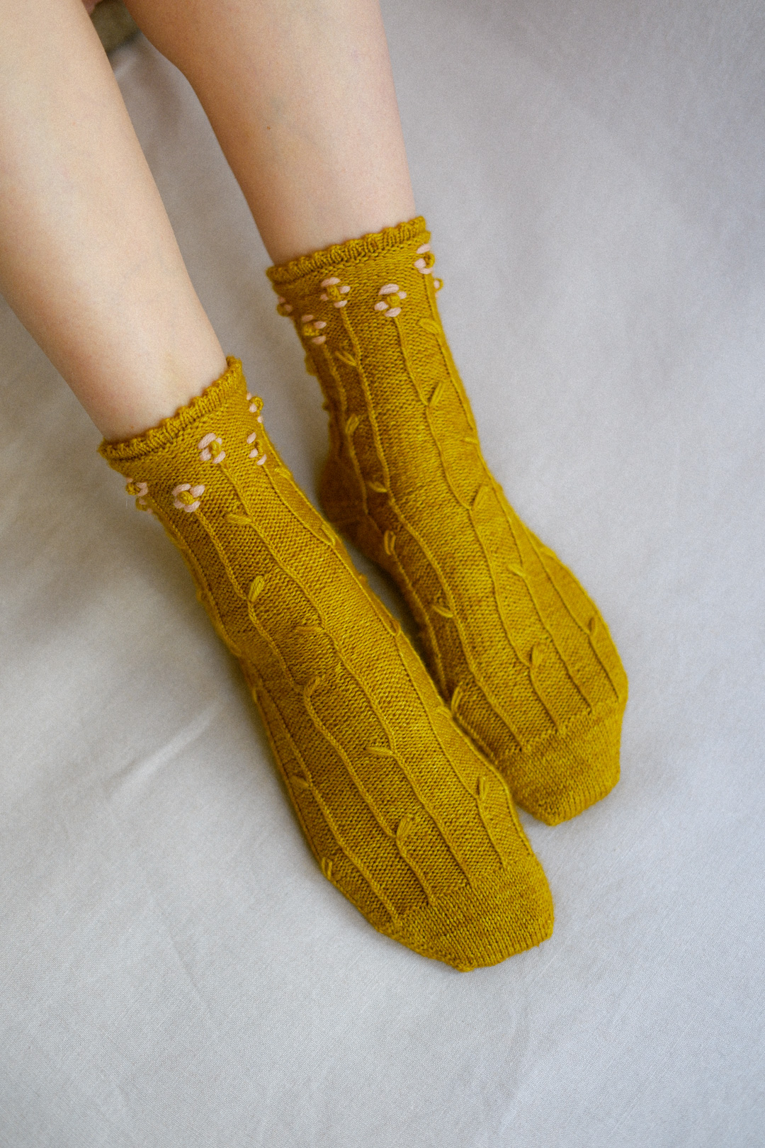 FARMSTAND SOCKS: version original - patron en español - Imagen 3