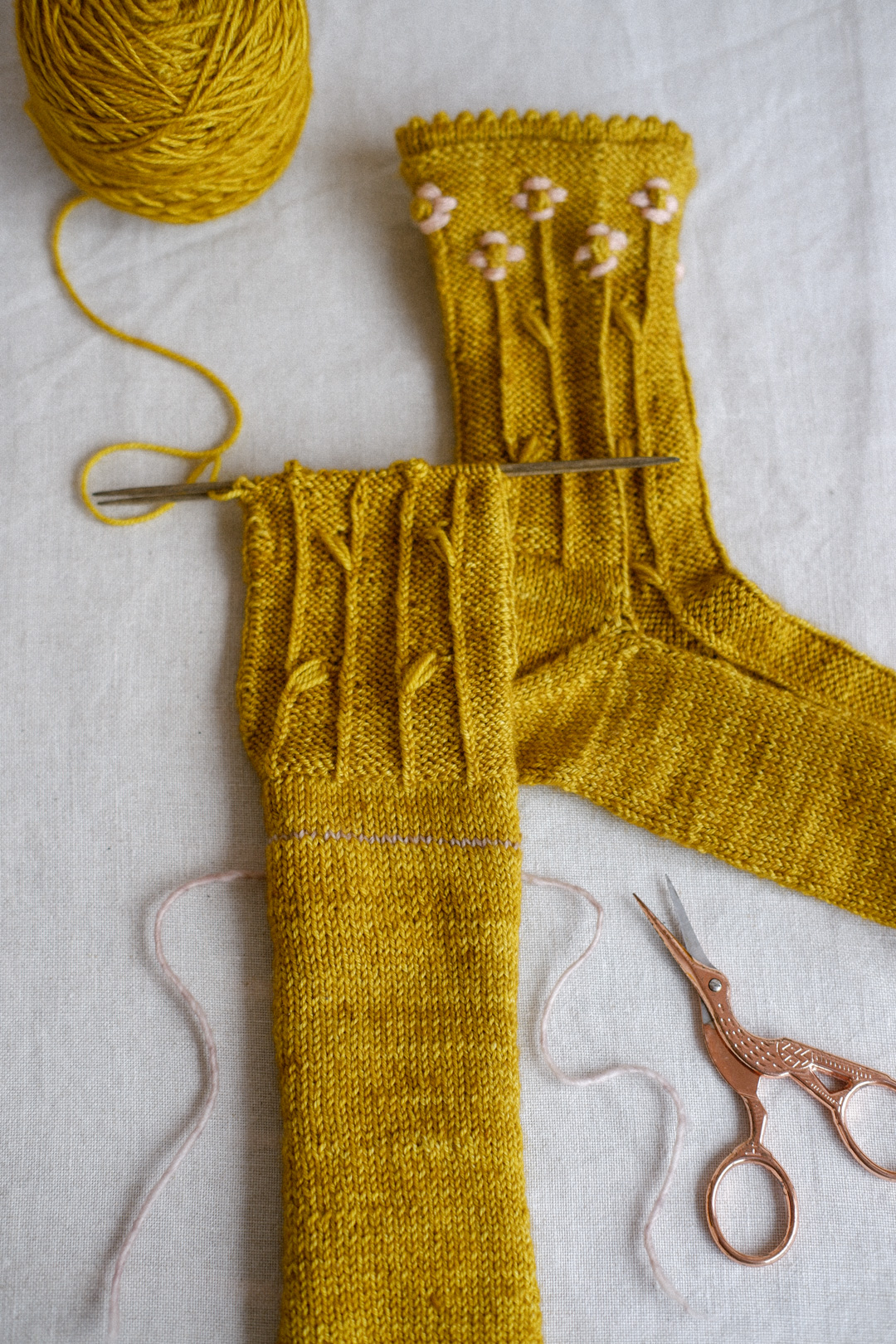 FARMSTAND SOCKS: version original - patron en español - Imagen 14