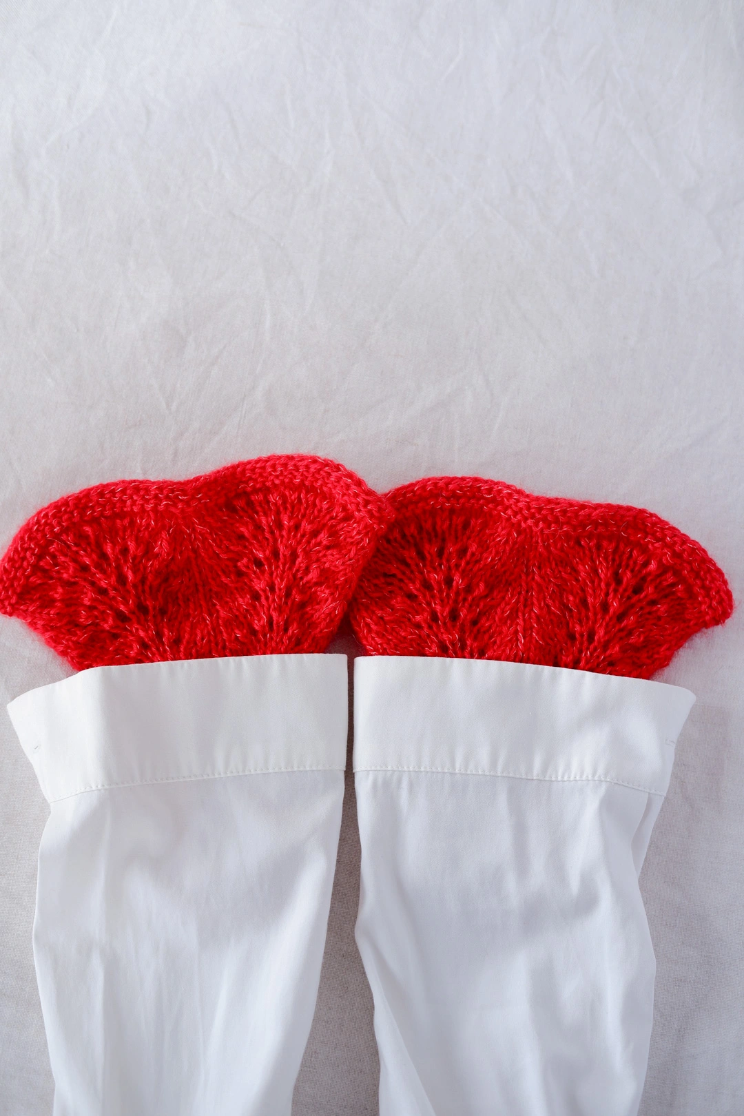 BUTTERCUP LACE CUFFS - patron en español - Imagen 6